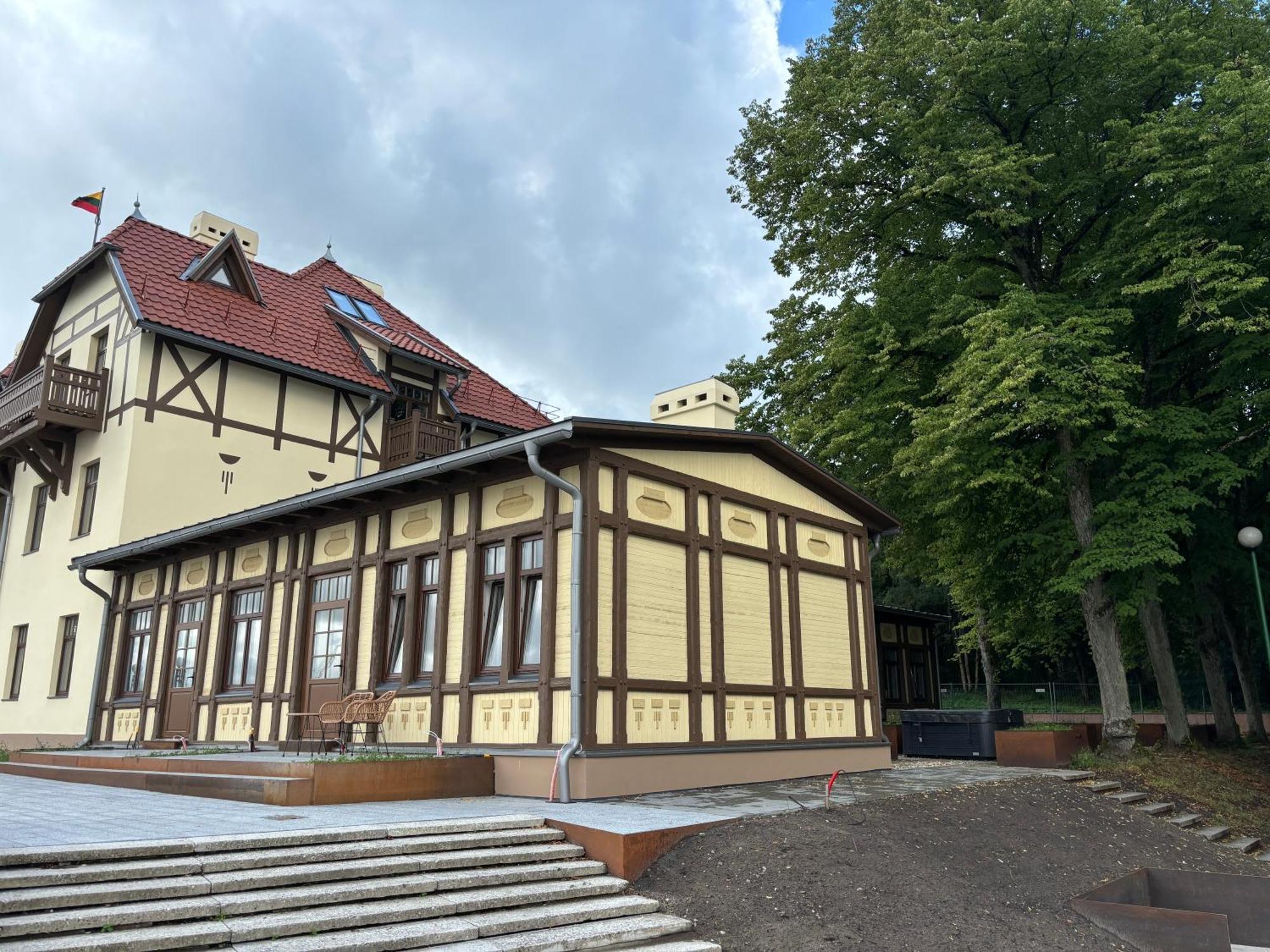Smiltynes Kurhauzas Sandkrug Kurhaus Klaipėda Exteriör bild
